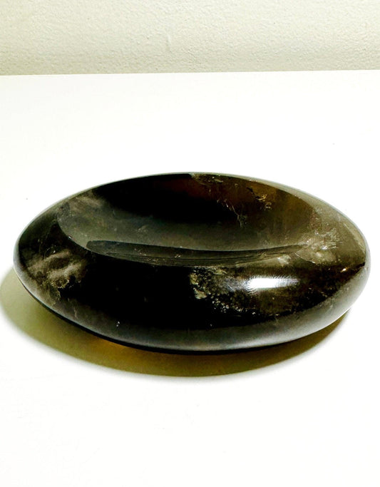 Smoky Quartz Multipurpose Dish - Elegant Home Accent