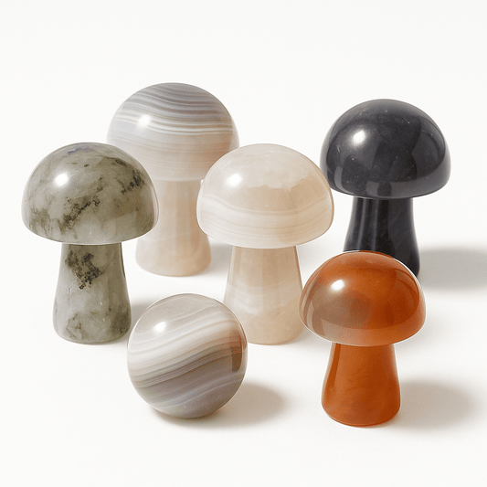 Mini Agate Crystal Mushrooms – Surprise Mix (Per LB) - KREATEUR MIAMI