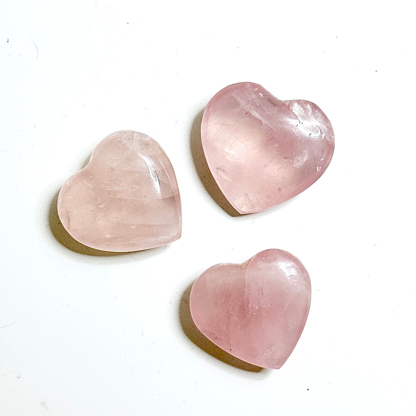 Mini Rose Quartz Heart Bundle - KREATEUR MIAMI