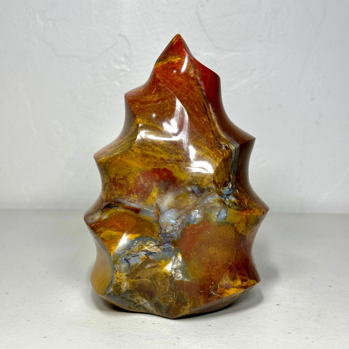One-of-a-Kind Sunset Jasper Flame (5.9 in, 3.3 lb) — média du produit 1