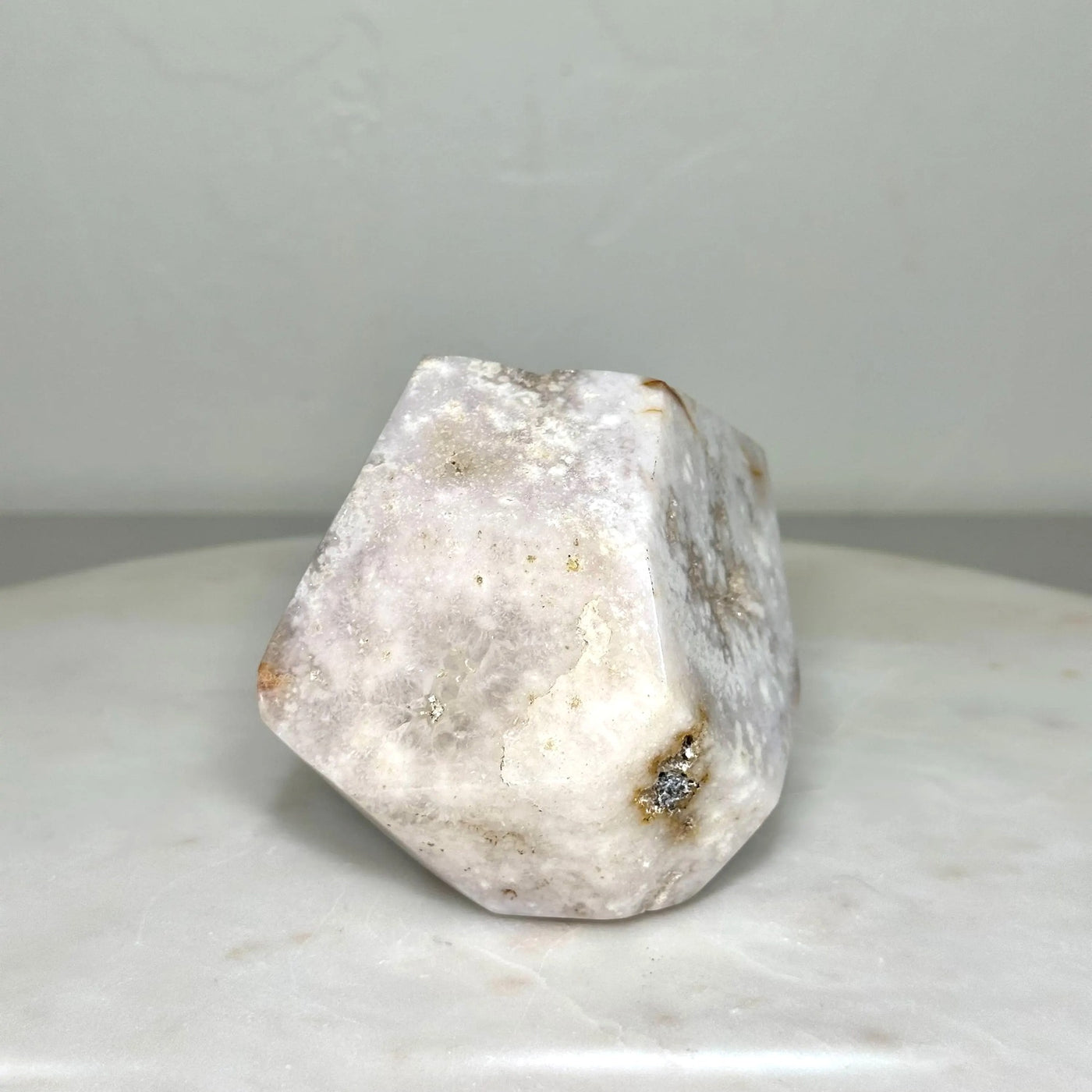 One-of-a-Kind Flower Agate Freeform with Druzy (3.7 in, 1.6 lb) — média du produit 2