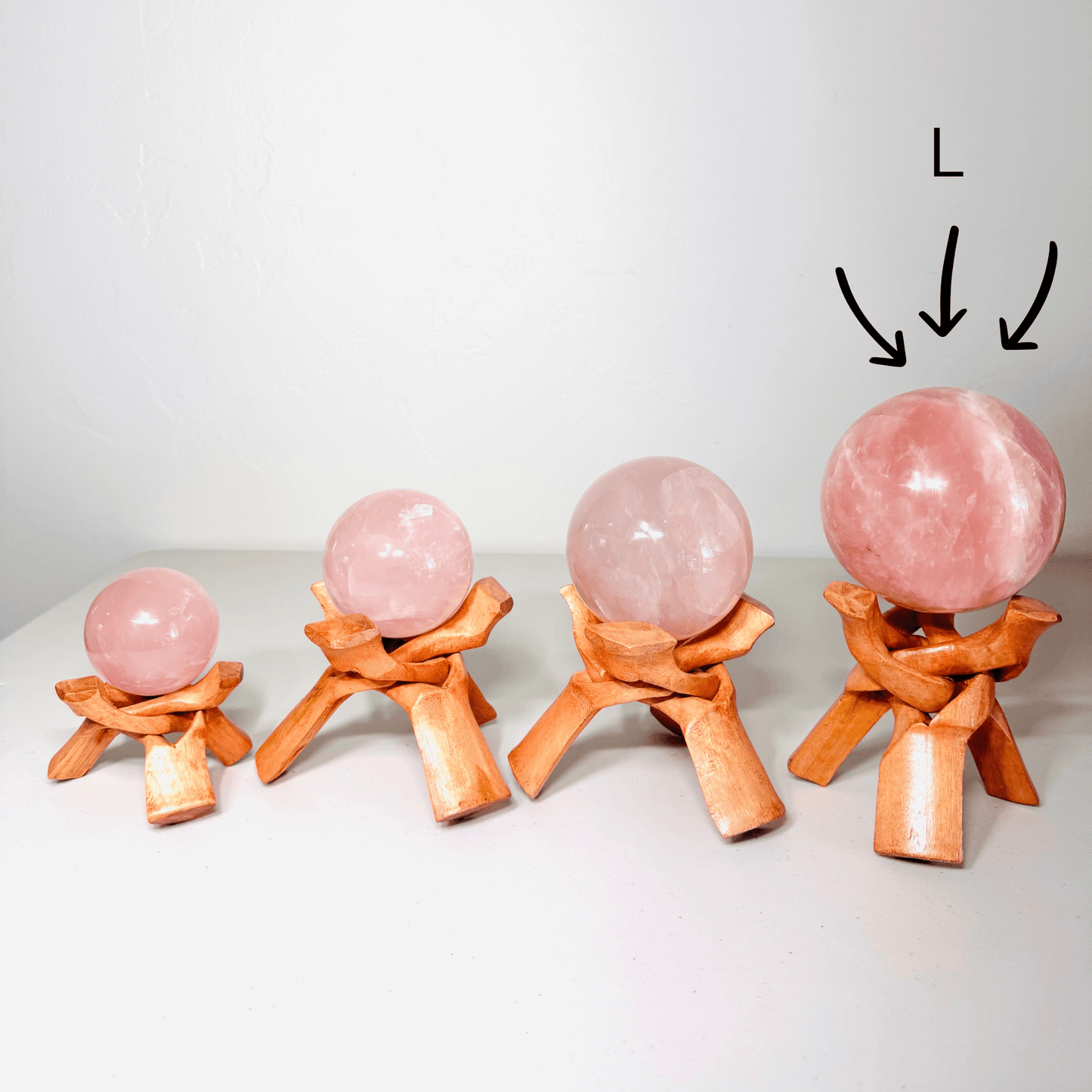 Rose Quartz Sphere - KREATEUR MIAMI