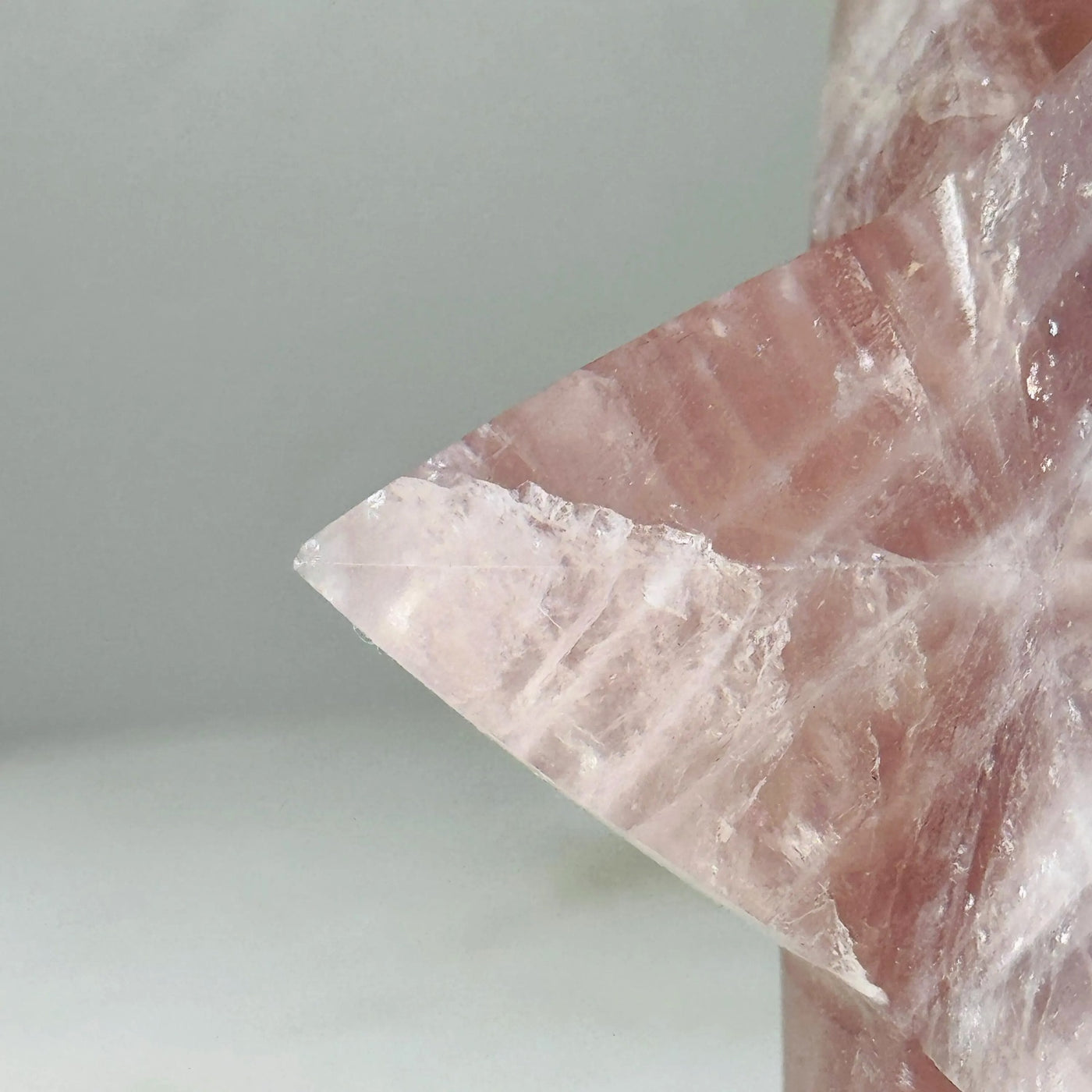 CLEARANCE — Rose Quartz Merkaba Star (3.9 in, 1.6 lb) — média du produit 6